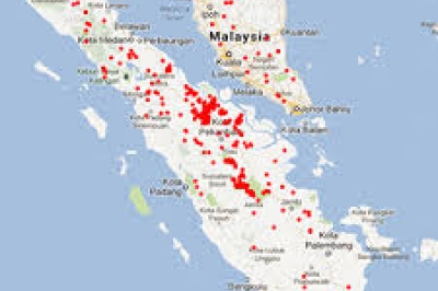 NOAA 18 Tangkap 122 Hotspot di Sumatera, Lima di Riau    